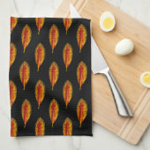 Linge De Cuisine Motif de feuille d'automne (Quart Plié)