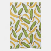 Linge De Cuisine Motif de feuille de banane tropicale (Vertical)