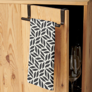 Linge De Cuisine Motif de feuille moderne et élégant