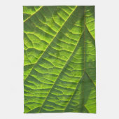 Linge De Cuisine Motif de feuille verte cool (Vertical)