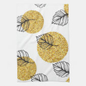 Linge De Cuisine Motif de feuilles (Vertical)