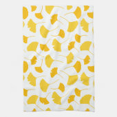 Linge De Cuisine Motif de feuilles de Ginkgo jaune (Vertical)