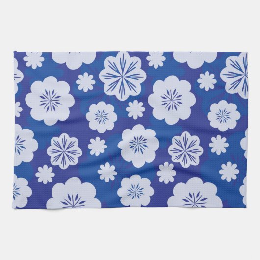 Linge De Cuisine motif de fleur (Horizontal)