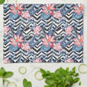 Linge De Cuisine Motif de fleur tropical de Lotus (Plié)