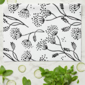 Linge De Cuisine Motif de fleurs (Plié)