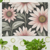 Linge De Cuisine motif de fleurs (Plié)