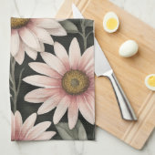 Linge De Cuisine motif de fleurs (Quart Plié)