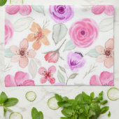 Linge De Cuisine Motif de fleurs (Plié)