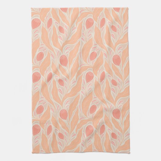 Linge De Cuisine Motif de fleurs (Vertical)