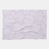 Linge De Cuisine Motif de fleurs à main violet (Horizontal)
