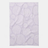 Linge De Cuisine Motif de fleurs à main violet (Vertical)