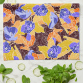 Linge De Cuisine Motif de fleurs Apple (Plié)