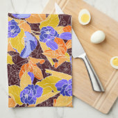 Linge De Cuisine Motif de fleurs Apple (Quart Plié)