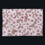 Linge De Cuisine Motif de fleurs de cerisiers<br><div class="desc">Aquarelle peinte à la main fleurs de cerisier motif</div>