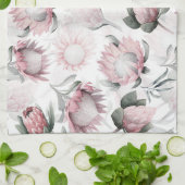 Linge De Cuisine Motif de fleurs de protéase de l'aquarelle dessiné (Plié)