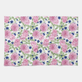 Linge De Cuisine Motif de fleurs de rose rose (Horizontal)