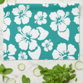 Linge De Cuisine Motif de fleurs d'Hibiscus (Plié)