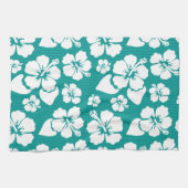 Linge De Cuisine Motif de fleurs d'Hibiscus (Horizontal)