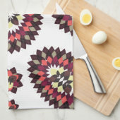 Linge De Cuisine Motif de fleurs Mandala (Quart Plié)