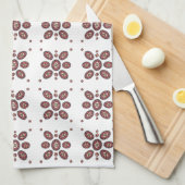 Linge De Cuisine Motif de fleurs Mandala (Quart Plié)