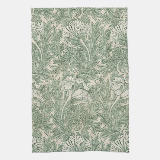 Linge De Cuisine Motif de fleurs, William Morris (Vertical)