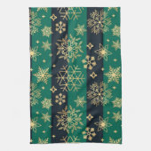 Linge De Cuisine Motif de flocon de neige (Vertical)