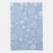 Linge De Cuisine Motif de flocon de neige, Flakes blancs, Neige, Hi (Vertical)