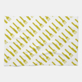 Linge De Cuisine Motif de fourche sur couteau (Horizontal)