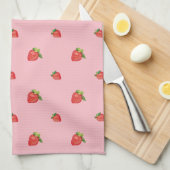 Linge De Cuisine Motif de fraises (Quart Plié)