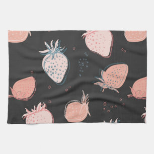 Linge De Cuisine Motif de fraises
