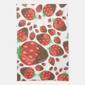 Linge De Cuisine Motif de fraises (Vertical)