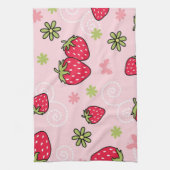 Linge De Cuisine Motif de fraises (Vertical)