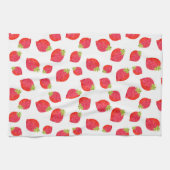 Linge De Cuisine Motif de fraises d'aquarelle (Horizontal)
