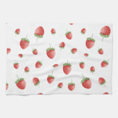 Linge De Cuisine Motif de fraises rouges (Horizontal)