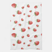 Linge De Cuisine Motif de fraises rouges (Vertical)