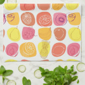 Linge De Cuisine Motif de fruit (Plié)