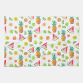 Linge De Cuisine Motif de fruit glacé d'aquarelle (Horizontal)
