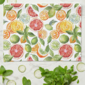 Linge De Cuisine Motif de fruits (Plié)