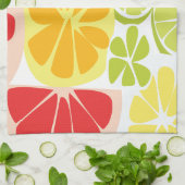 Linge De Cuisine Motif de fruits d'agrumes (Plié)