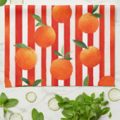 Linge De Cuisine Motif de fruits d'orange moderne (Plié)