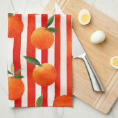 Linge De Cuisine Motif de fruits d'orange moderne (Quart Plié)