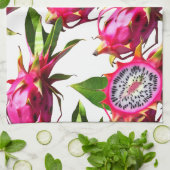 Linge De Cuisine Motif de fruits dragons (Plié)