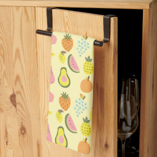 Linge De Cuisine Motif de fruits tropicaux moderne Recette personna