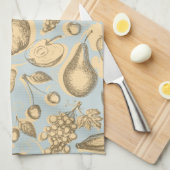 Linge De Cuisine motif de fruits Vintages (Quart Plié)