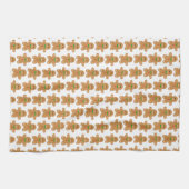 Linge De Cuisine Motif de Gingerbread Man (Horizontal)