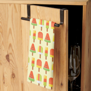 Linge De Cuisine Motif de glaces d'été