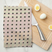 Linge De Cuisine Motif de grille à partir d'une chaise (Quart Plié)