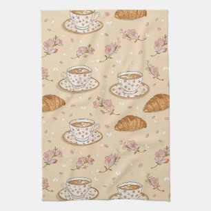 Linge De Cuisine Motif de housse de café Fleur de Cerisier (2)