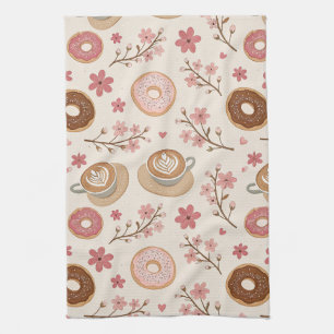 Linge De Cuisine Motif de housse de café Fleur de Cerisier (3)
