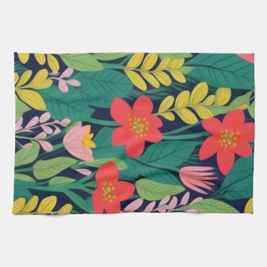 Linge De Cuisine Motif de jungle (Horizontal)
